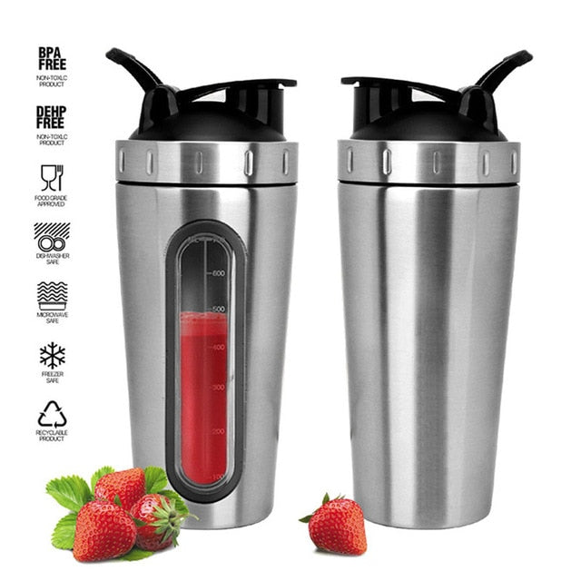 Stainless Steel Shaker with Mixing Ball BPA