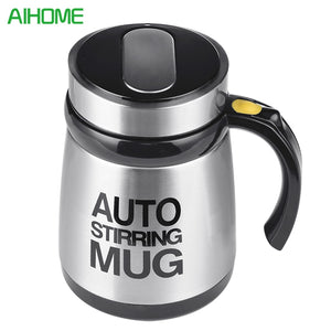 High Quality Automatic Coffee Stirring Mug Electric Milkshake Cup Grain Powder Mixing Cup Shaker Kitchen and Home Supplies