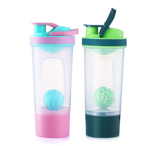 720ml Protein Shaker Plastic Portable Water Bottle Outdoor Gym Sports Fitness Training Drink Powder Milk Mixer My Water Bottle